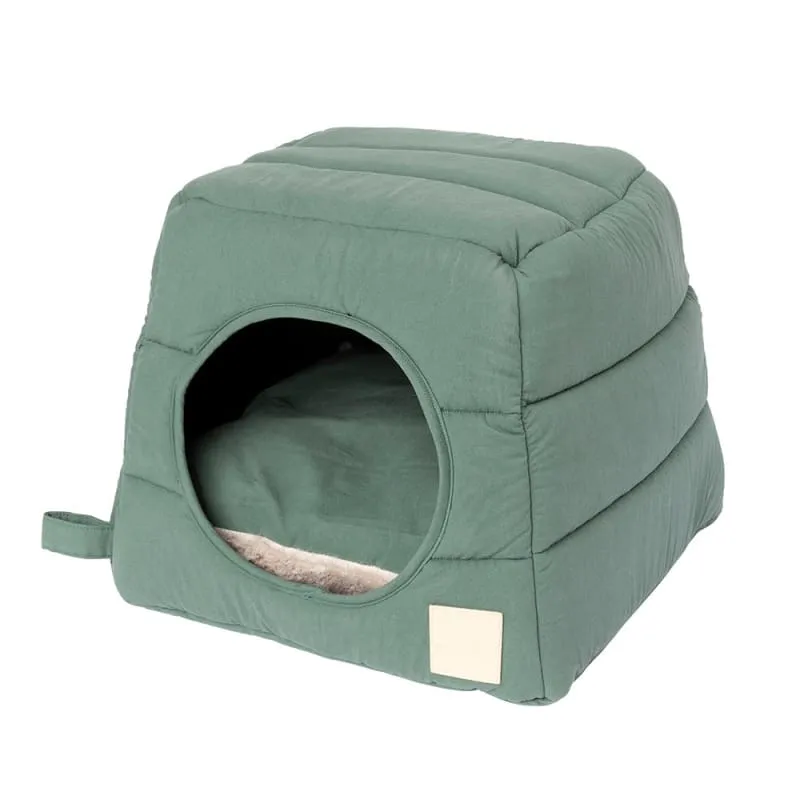[15% OFF] Fuzzyard Life Myrtle Green Cotton Cat Cubby