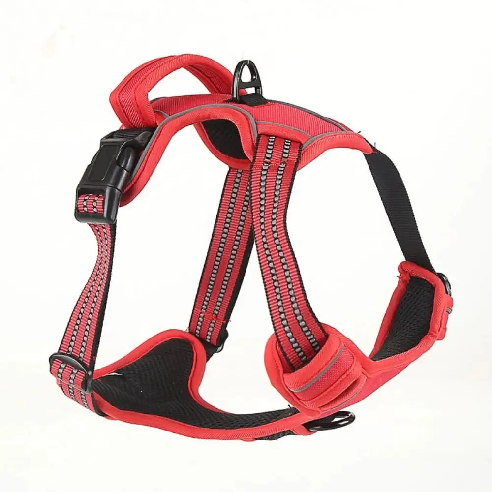 2 Leash Clips Durable no Pull Reflective Control Handle Dog Vest Harness Air Mesh for Small, Medium, and Large Dog