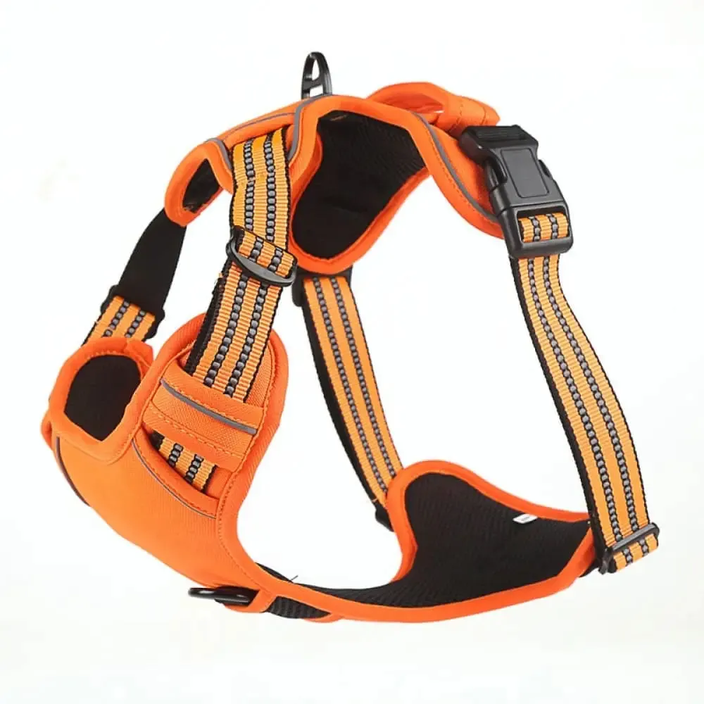 2 Leash Clips Durable no Pull Reflective Control Handle Dog Vest Harness Air Mesh for Small, Medium, and Large Dog