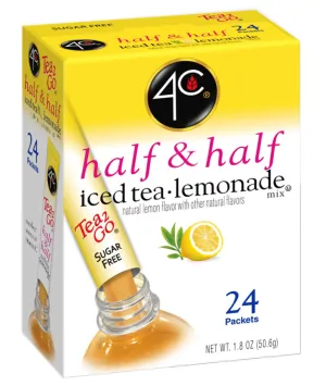 4C Totally Light Half & Half Lemonade Iced Tea Mix 24ct
