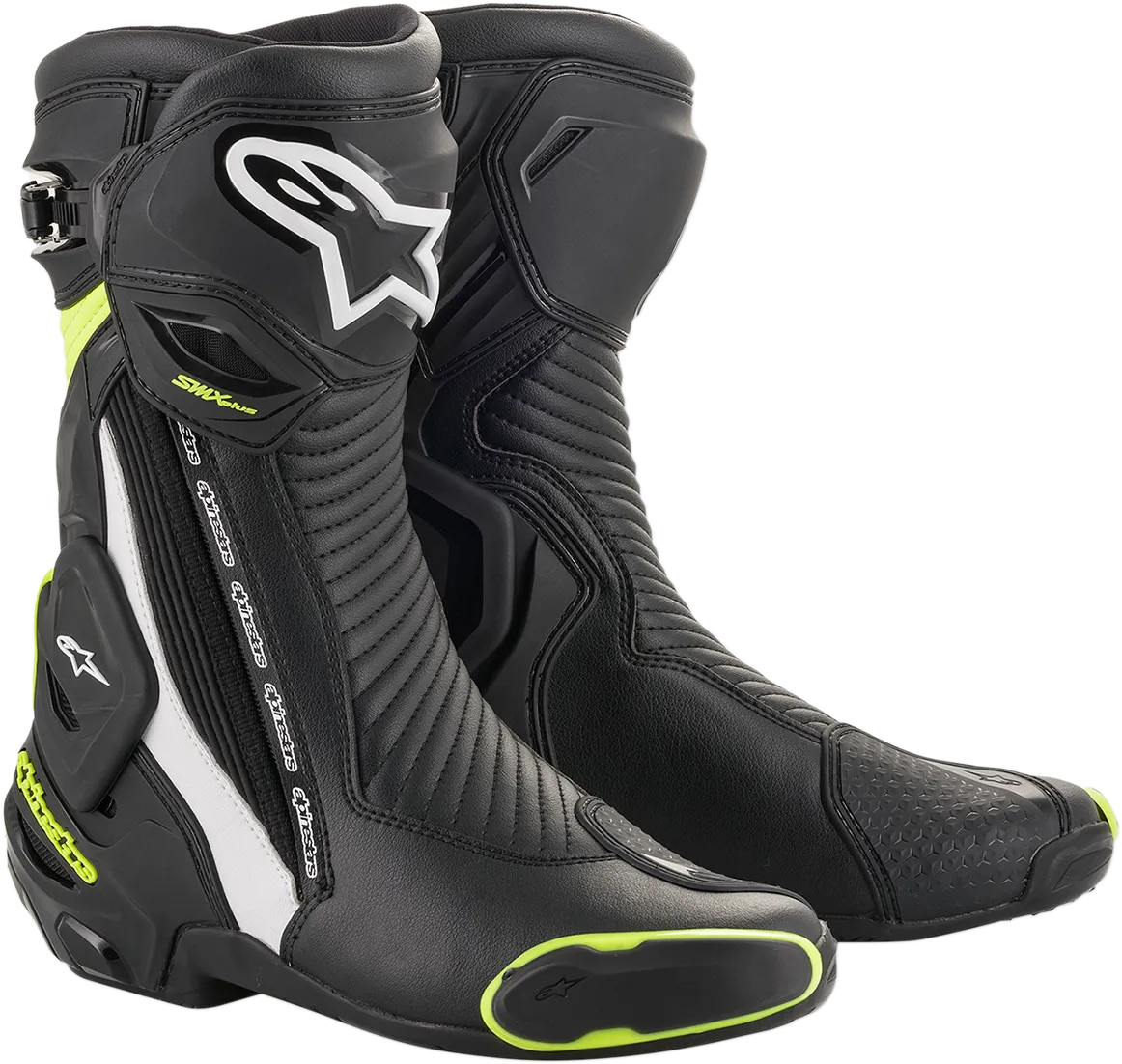 ALPINESTARS SMX  Boots - Black/White/Yellow Fluorescent - US 6.5 / EU 40 2221019-125-40