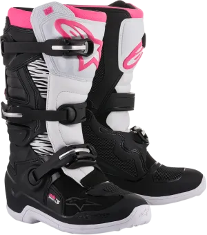 ALPINESTARS Stella Tech 3 Boots - Black/White/Pink - US 9 2013218-130-9