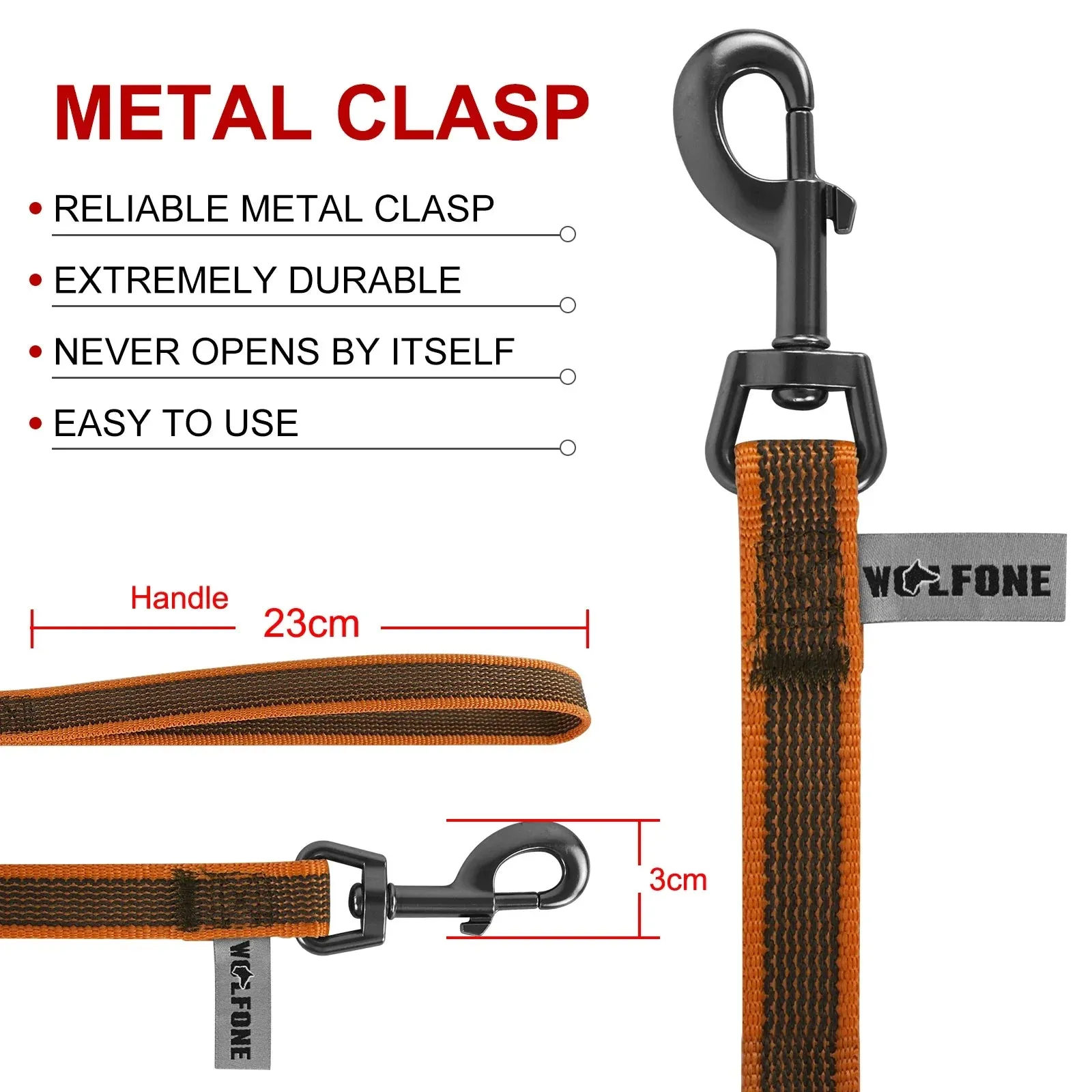 Altrapet Multi-Length Adjustable Dog Leash with Stylish Dual-Color Design