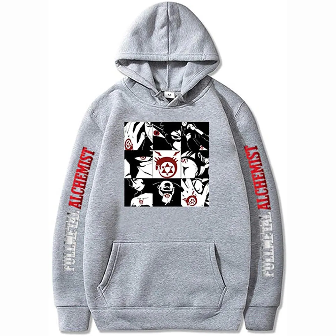 Anime Fullmetal Alchemist Hoodie Edward Elric Fashion Sweatshirt Harajuku All-Match Pullover