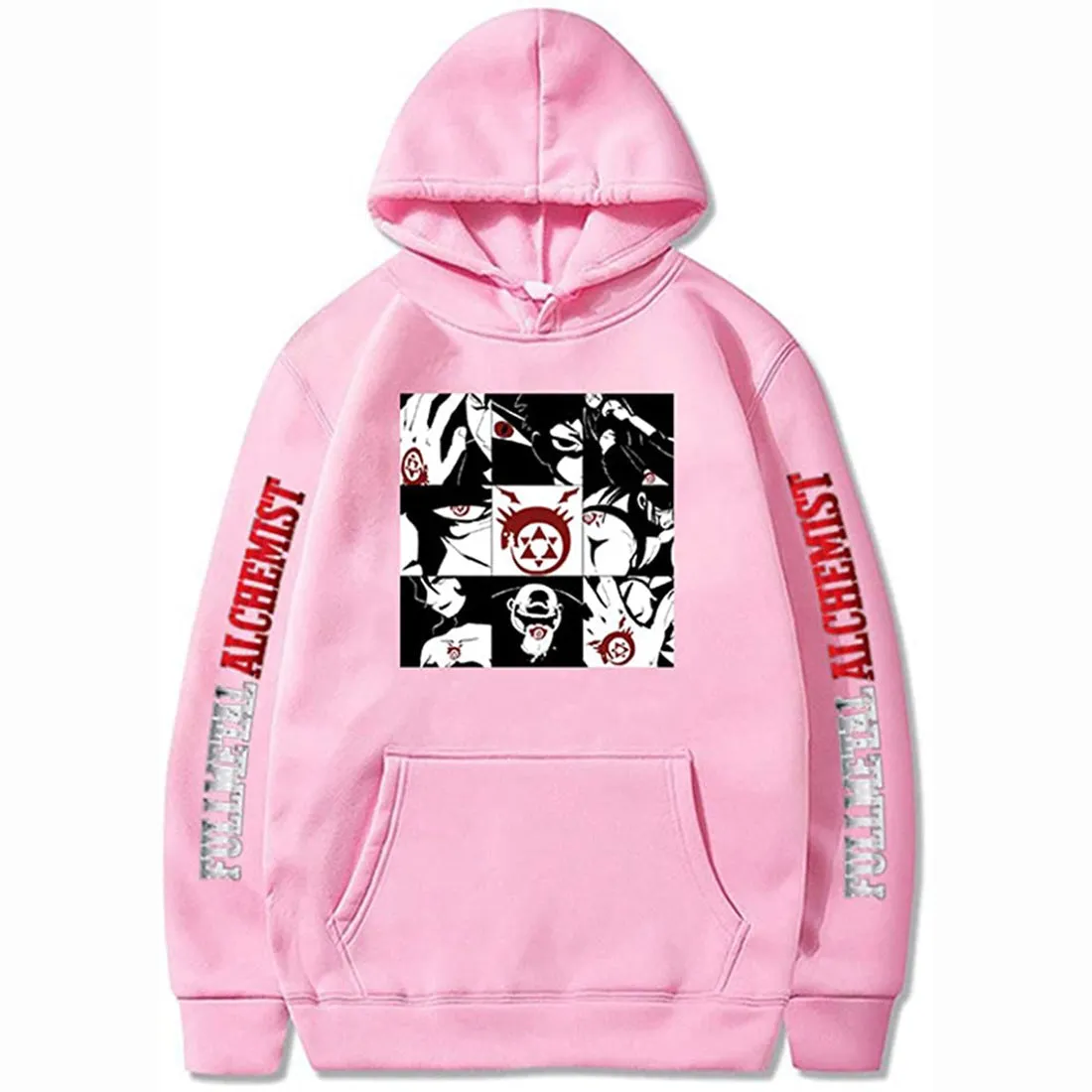 Anime Fullmetal Alchemist Hoodie Edward Elric Fashion Sweatshirt Harajuku All-Match Pullover