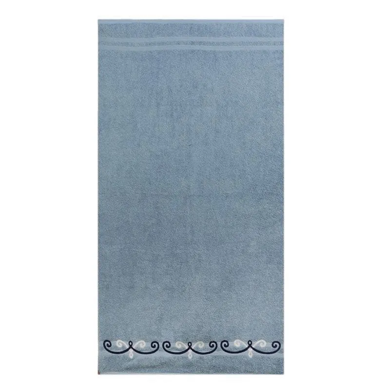 Aqua Ripple Towel (Slate) - Four Piece Set