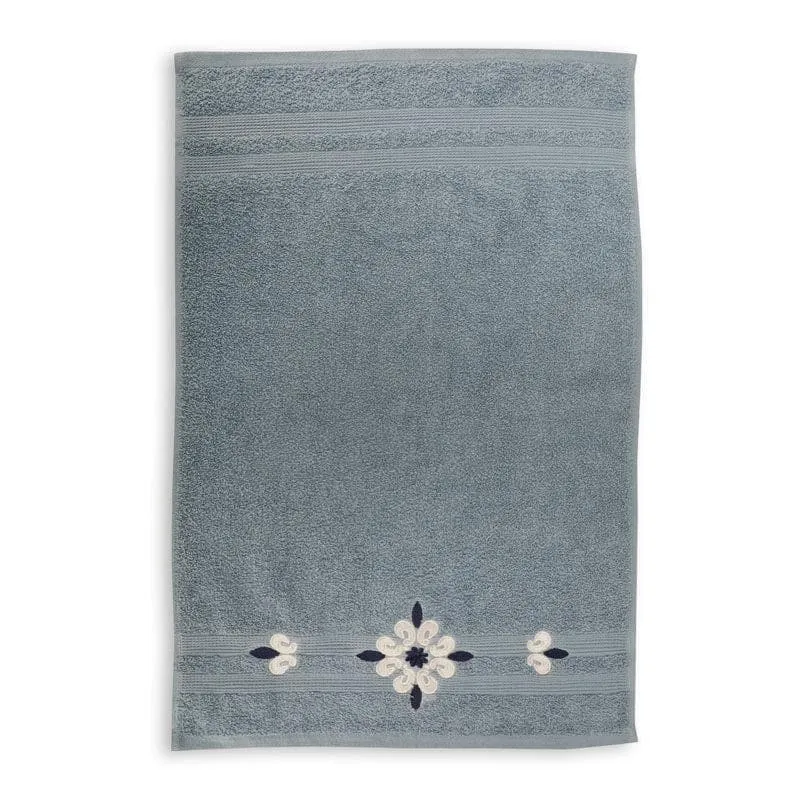 Aqua Ripple Towel (Slate) - Four Piece Set