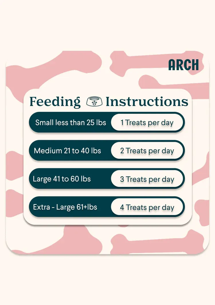 Arch Sustainable Dog Treats - 3 pack