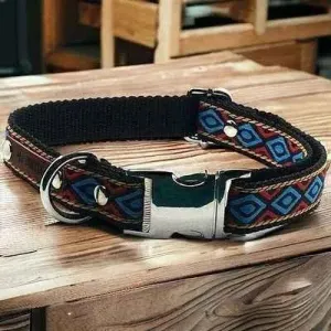 Athena's Personalised Cotton Dog Collar