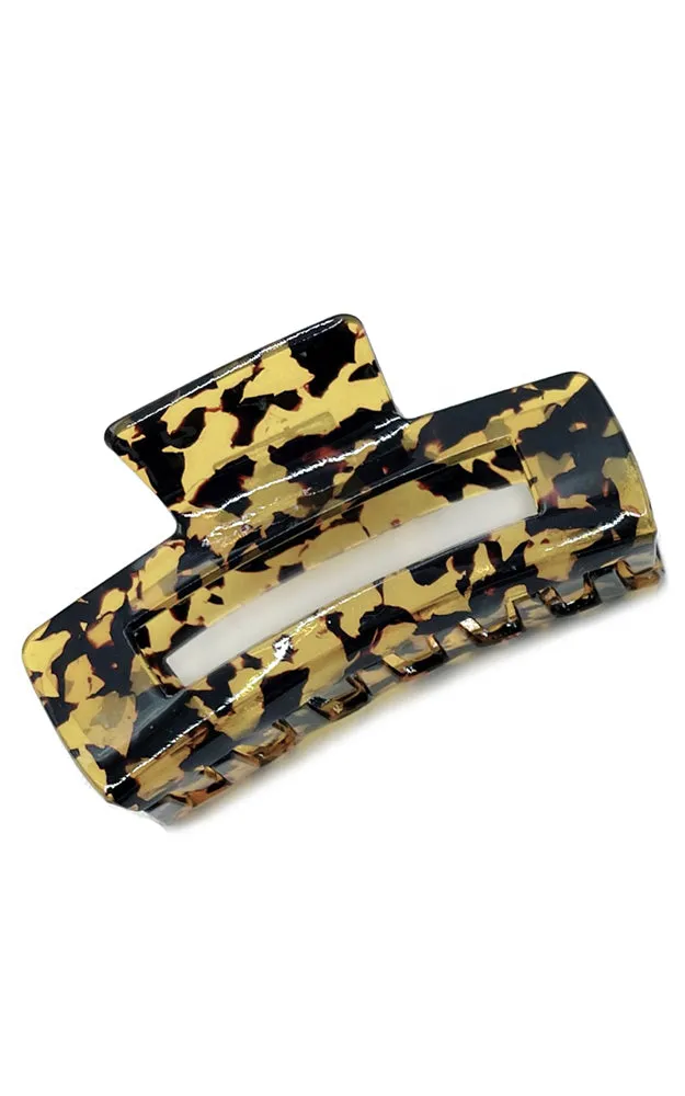 BHL110122 Rectangle Shape Single Acrylic Hair Claw