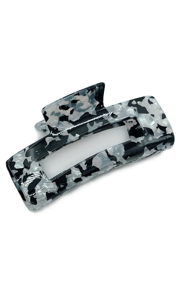 BHL110122 Rectangle Shape Single Acrylic Hair Claw
