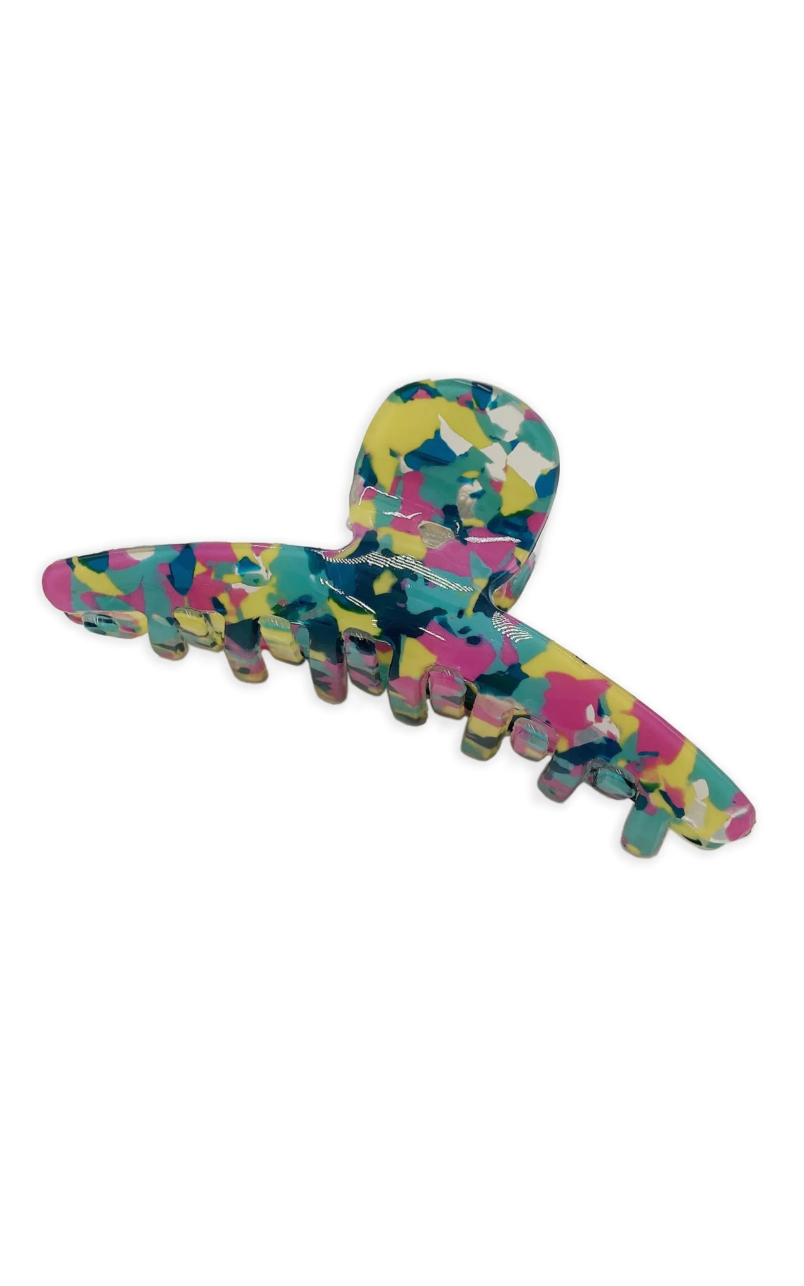 BHL110138 Multi Pattern Single Acrylic Hair Claw