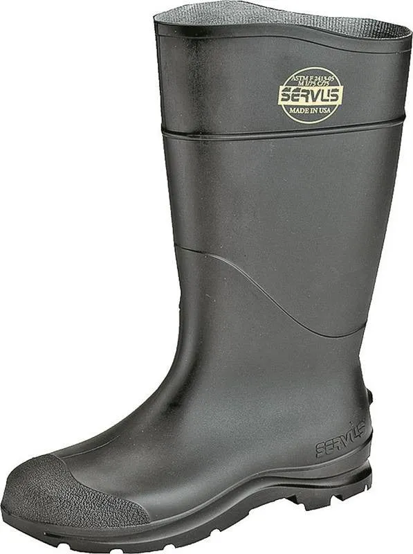 Boot Pvc Pln Toe 16in Black 14