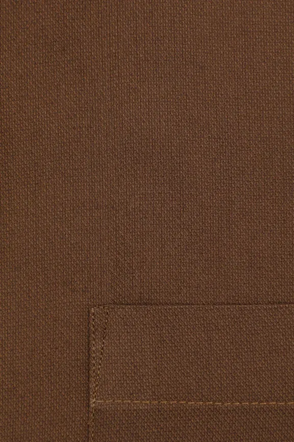 Brown Dobby Textured Formal Shirt