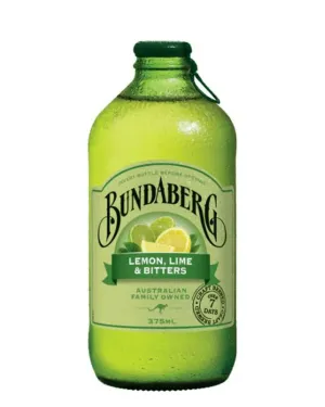 Bundaberg Lemon, Lime & Bitters, 375 ml
