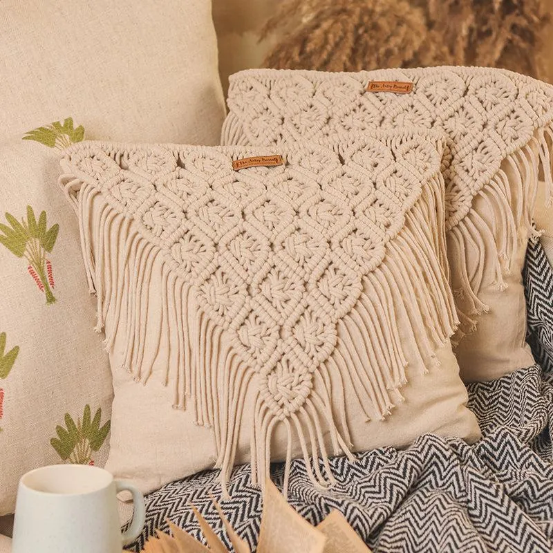 Carta Boho Handcrafted Cushion Cover