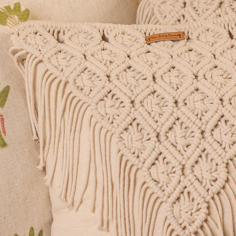 Carta Boho Handcrafted Cushion Cover