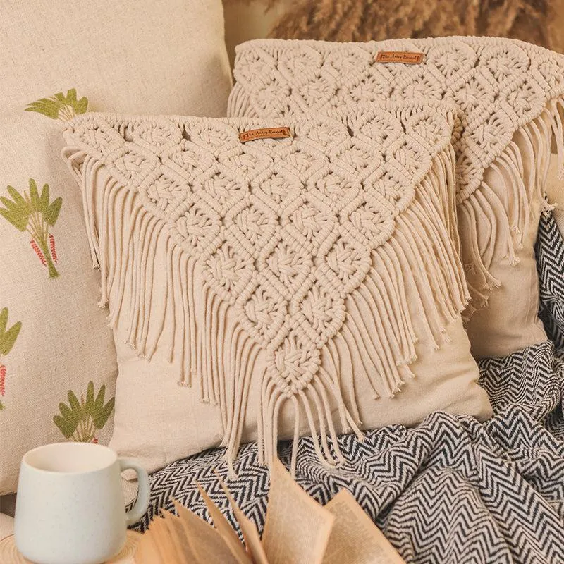 Carta Boho Handcrafted Cushion Cover