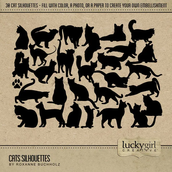 Cats Digital Scrapbook Bundle