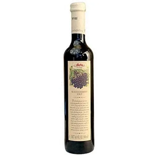 D'arbo Black Elderberry Fruit Syrup - 16.9 Ounce Bottle