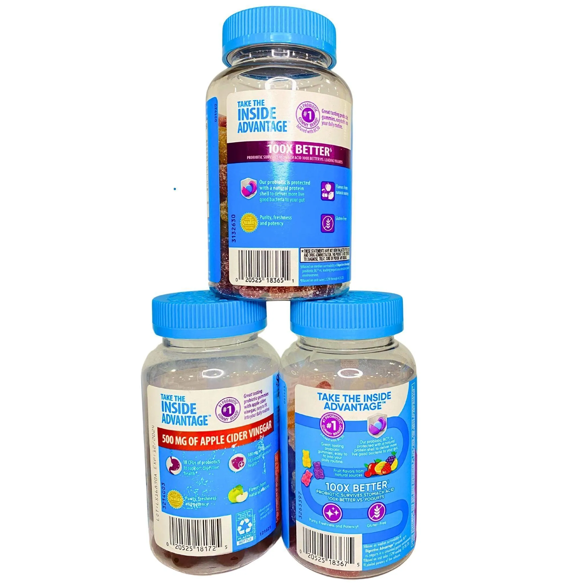 Digestive Advantage GUMMIES Mix (50 Pcs Lot)