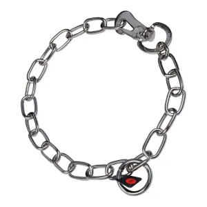 Dog Collar Hs Sprenger Silver 3 Mm Links Semi-long (65 Cm)