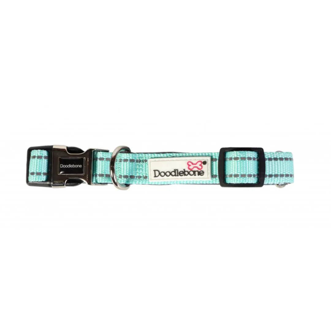 Doodlebone Padded Dog Collar - Mint