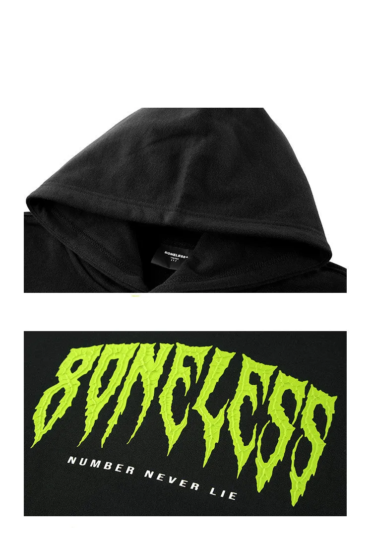 Drawing Printing High Street Sweater American Hooded Long-sleeved Hoodie Trend