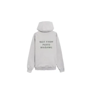 Drôle de Monsieur Not From Paris Madame Hoodie Grey