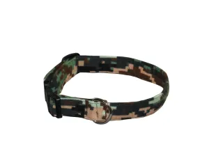 Elmo's Closet Camouflage Dog Collar