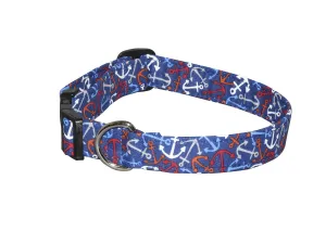 Elmo's Closet Dropping Anchor Dog Collar