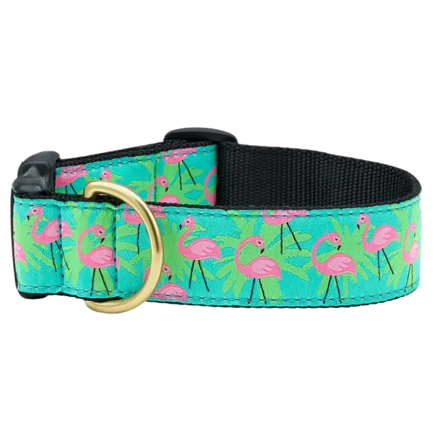 Extra-Wide Collar | Pink Flamingos