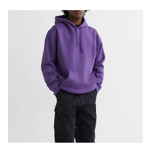 Fashionable Men Purple Color Standard Size Hoodies .. هوديس رجالي أنيق بأفضل جودة وبمقاسات