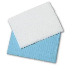 Graham Medical Products Procedure Towel: 500 Count, Blue, 13" x 18", 2-Ply