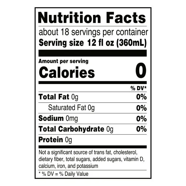 Great Value Hydrate Alkaline Water, 1L, 6 Count