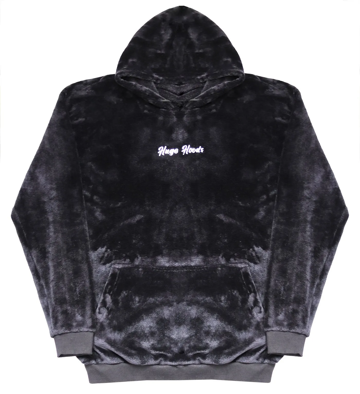 Huge Hoods Fur Black Oversized Original Hoody