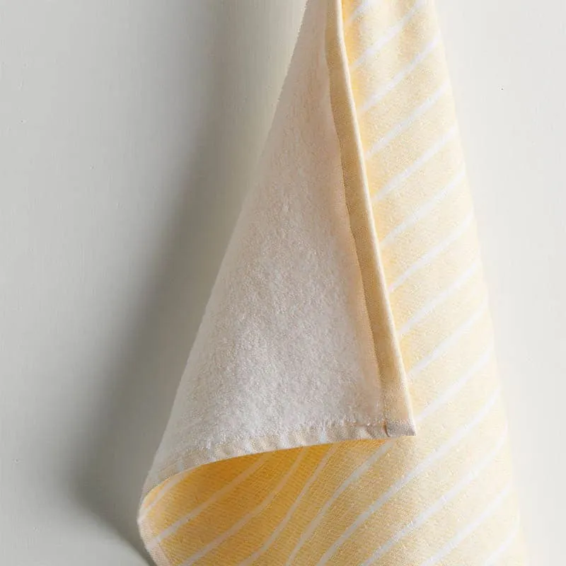 Imrie Cotton Terry Hand Towel (Melon) - Set Of Two