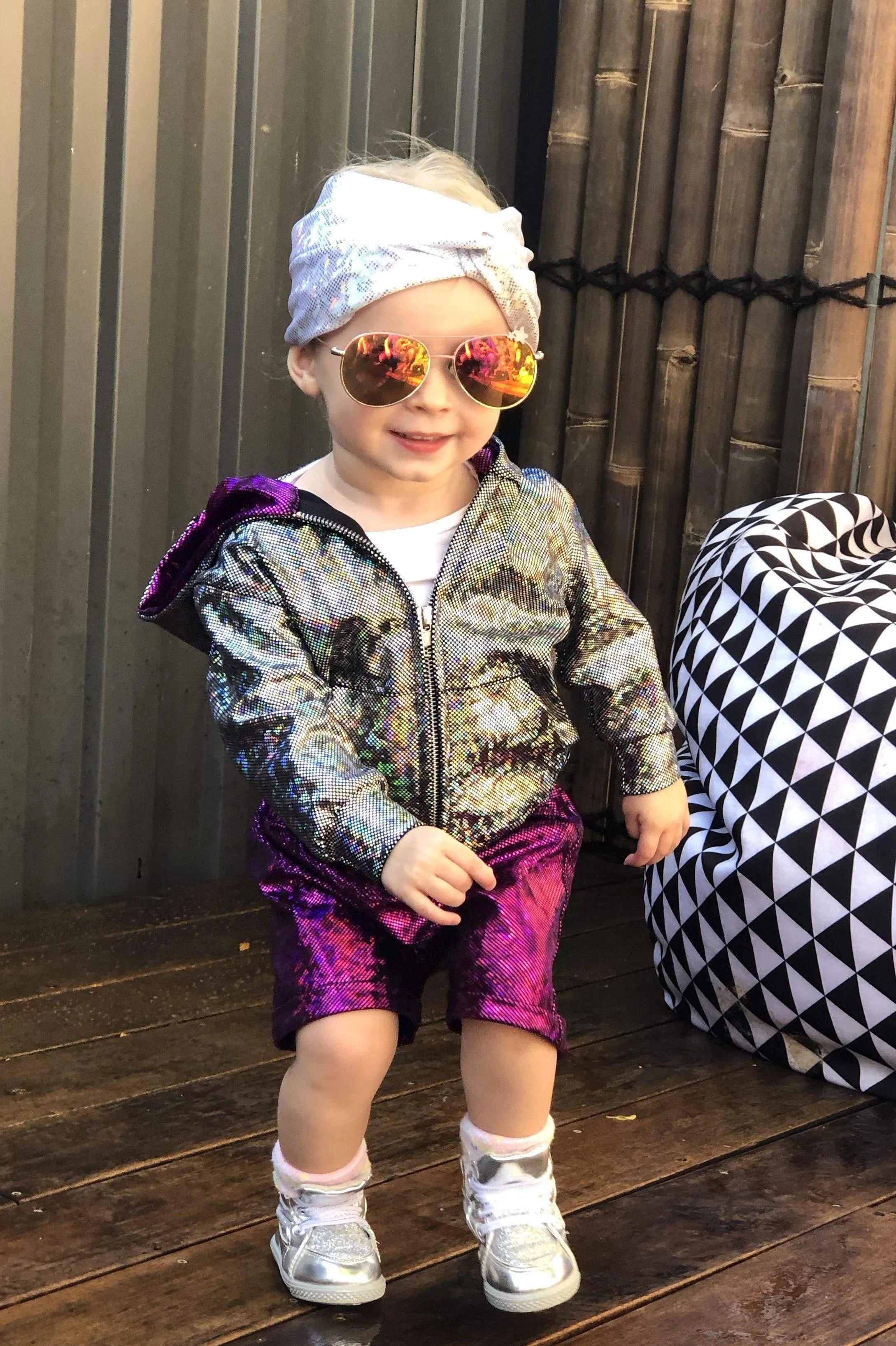 Kids Holographic Hoodie | 13 Colors