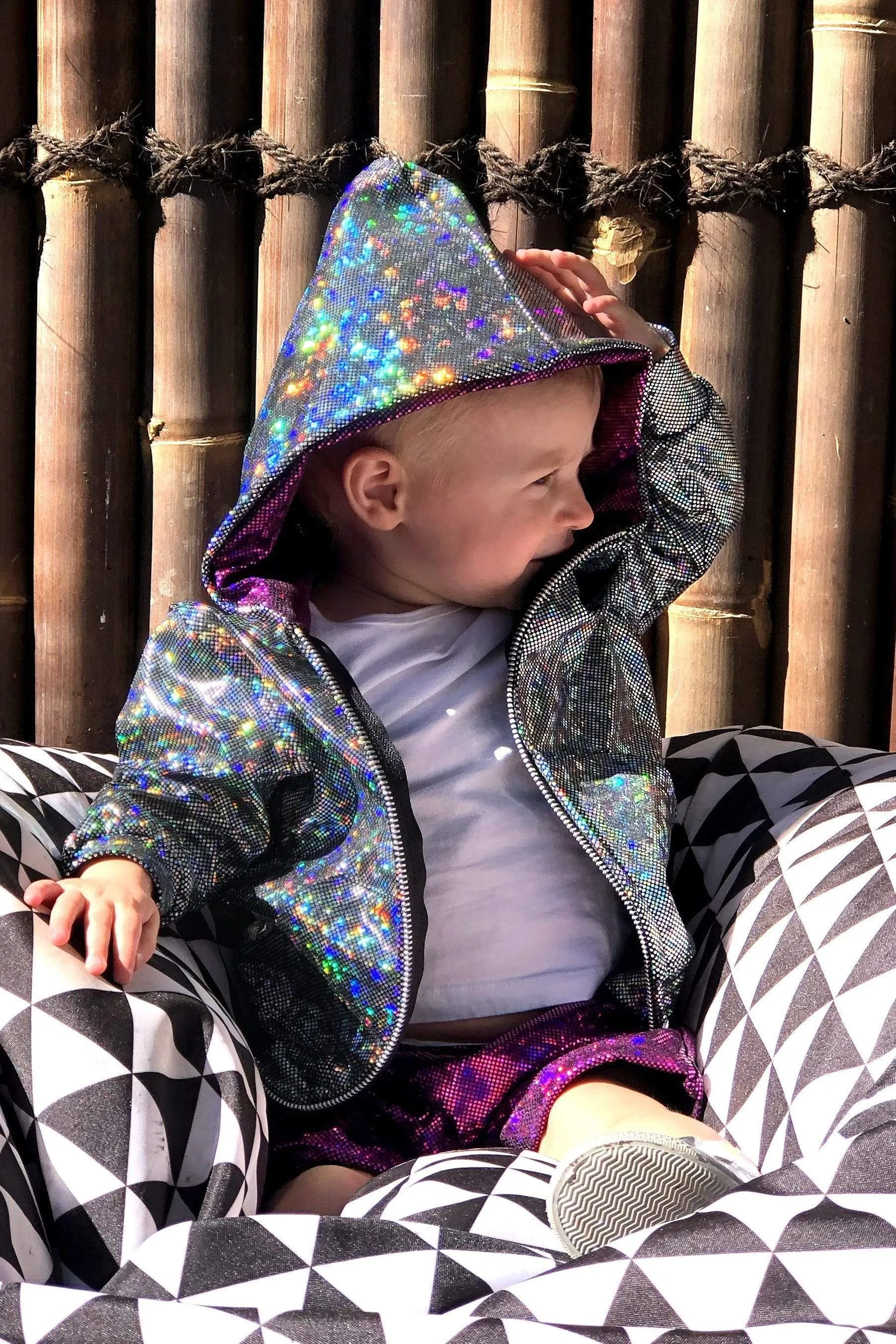 Kids Holographic Hoodie | 13 Colors