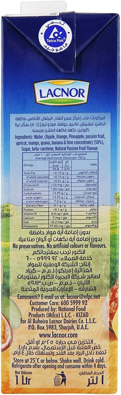 Lacnor Fruit Cocktail Nector 1L