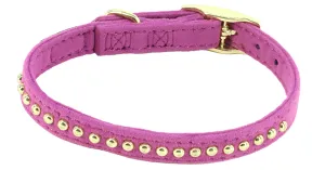 Li'l Pals Dog Collar B'DzzldVlvt Orchid Pt Sm 3/8"x8-10"