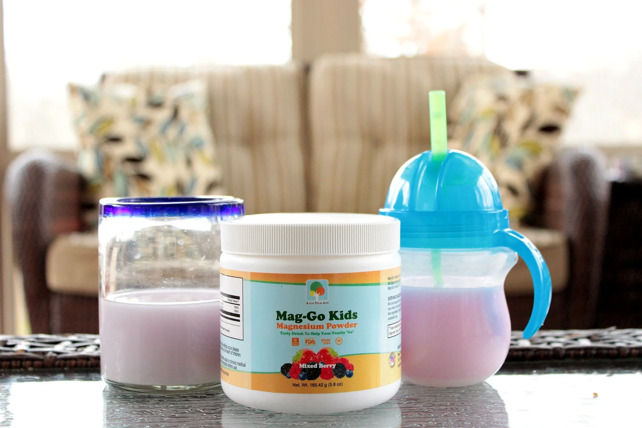 Mag Go - Magnesium Powder Drink Mix - Choose Unflavored or Mixed Berry