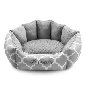 Marocco Pet Bed by Oh Charlie - Grey