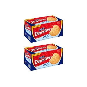 McVitie's Digestive Light Wheat Biscuit, 250g - (Pack of 2)