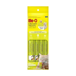 Me-o Creamy Treats Tuna With Goat Milk Flavour 4pcs