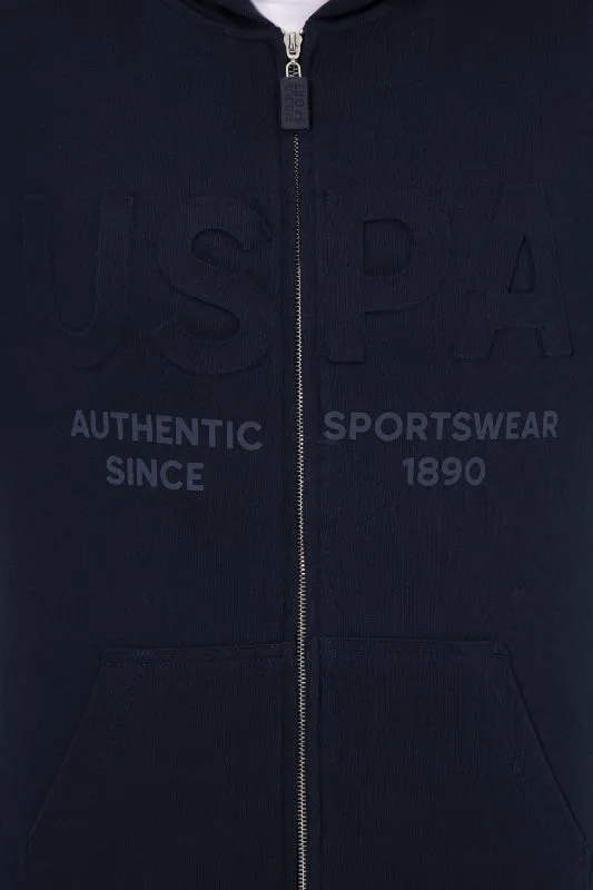Mens Hoodie Navy Blue