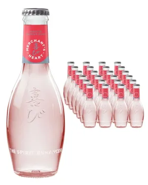Merchant's Heart Hibiscus Tonic Water Multipack, 24 x 200 ml