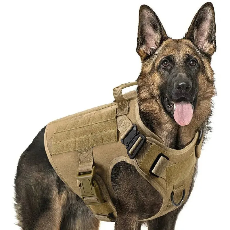 Military Tactical Dog Harness & Leash Set – Secure Comfort