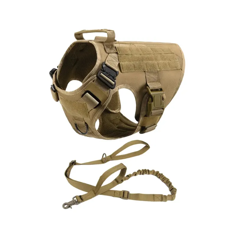Military Tactical Dog Harness & Leash Set – Secure Comfort