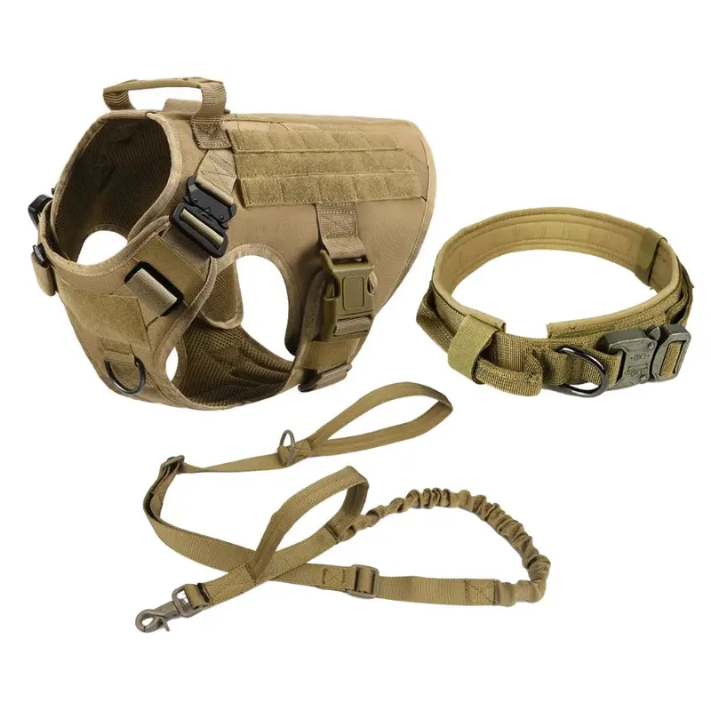 Military Tactical Dog Harness & Leash Set – Secure Comfort